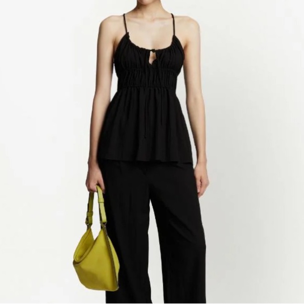 NWT Proenza Schouler White Label Draped Suiting Ruched Top